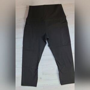 High-Waisted Black Leggings